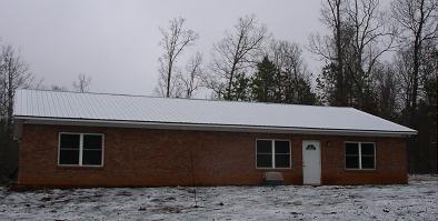 Snow on roof