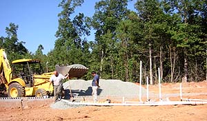 Installing drain lines