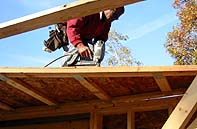 Nailing end rafters