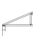 Conventional roof truss